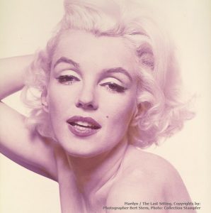Original signed photograph of photographer Bert Stern, from the shooting The Last Sitting, 1962. Photo Collection Stampfer. Copyrights: Bert Stern
