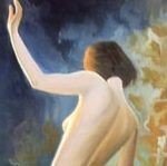 La Sirenetta, olio su tela 60x120