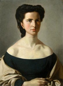 Luigi-Busi,-Ritratto-femminile,-collezione-privata